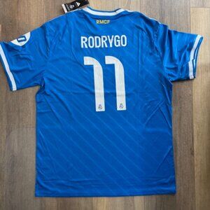 NEW Soccer Jersey RODRYGO #11 Emirates Fly Better Sz. 4XL